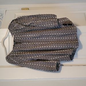 Chaps Eyelet Embroidery Blouse